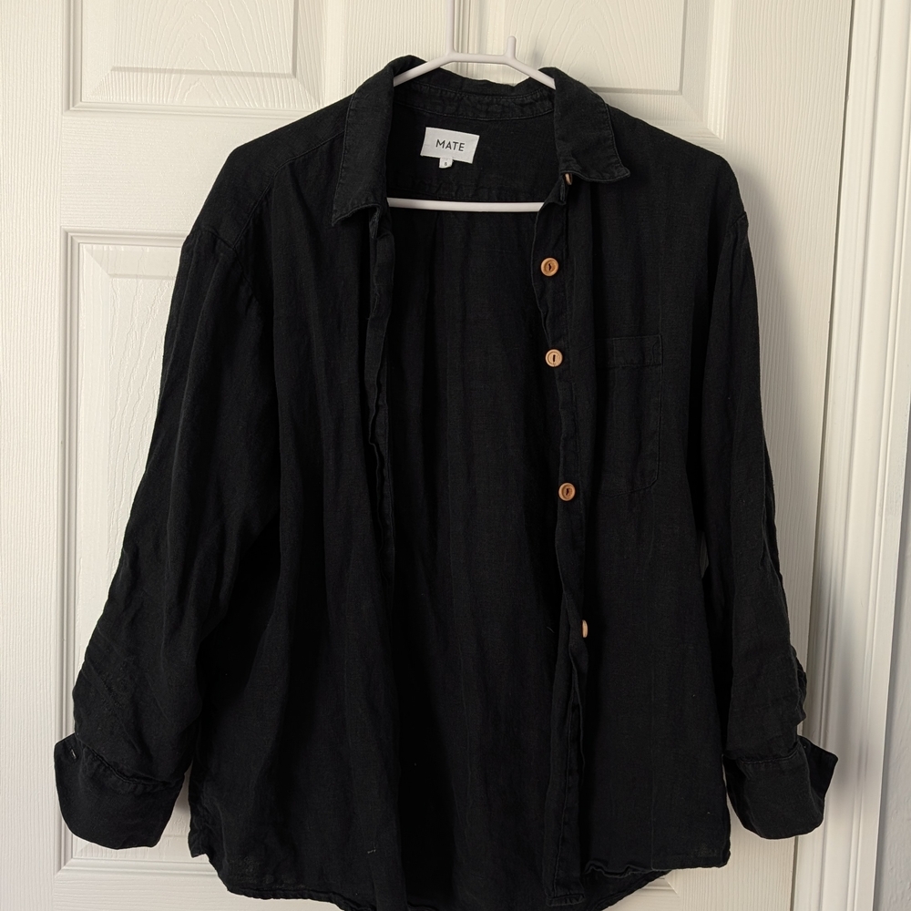 MATE the Label Oversized Linen Shirt